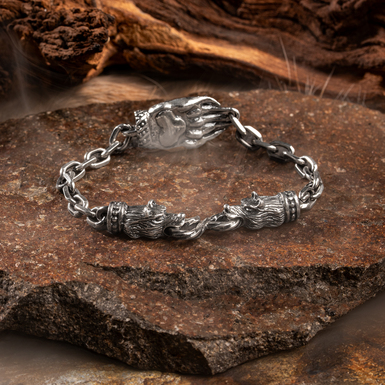 Silver bracelet photo