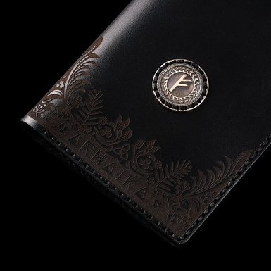 Exclusive wallet with silver rune photo