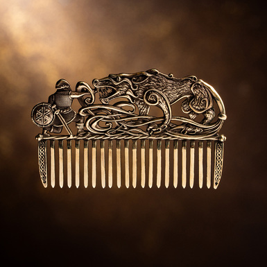 гребень для усов и бороды фото