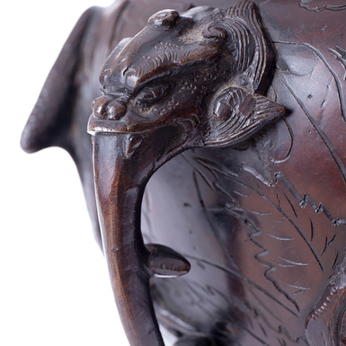 антикварная горелка бронза фото