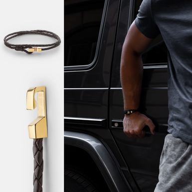 кожаный браслет для стильного мужчины