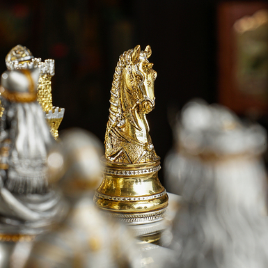 Chess on the board photo