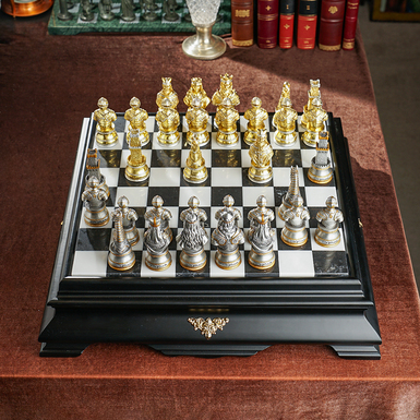 chess set italian production photo