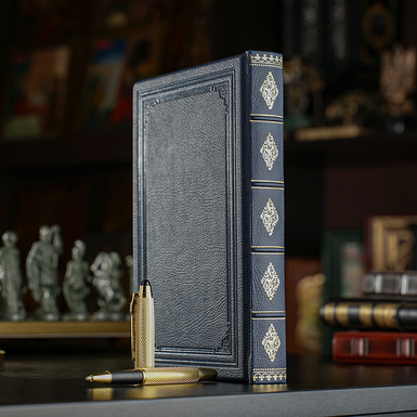 блокнот в кожаной обложке фото 1