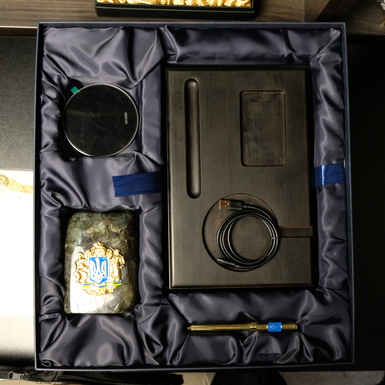 письменный набор в подарочной коробке фото 1