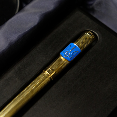 ручка с тризубом украины фото 1