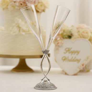 сучасні бокали для наречених для весілля фото