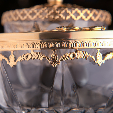 хрустальная икорница купить фото 1