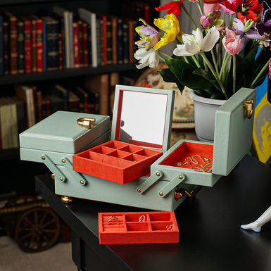 шкатулка из кожи фото 1