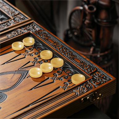 фішки для нардів зі смоли фото 1