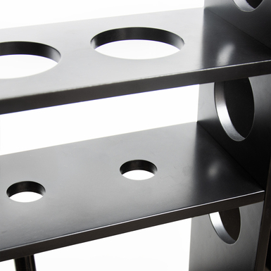 полка для вина из дерева фото 1