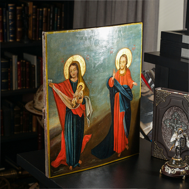 Купити старовинну ікону Божої Матері