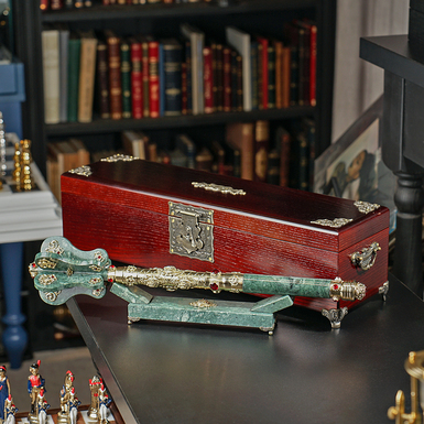 мармурова булава "Червона калина" фото