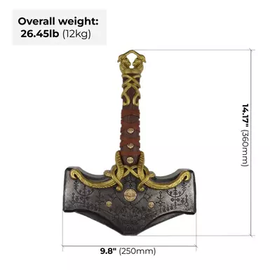 b5_Чавунний молот "Mjolnir" від Topor & Molot фото