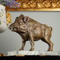 антикварная бронзовая скульптура "Boar" фото