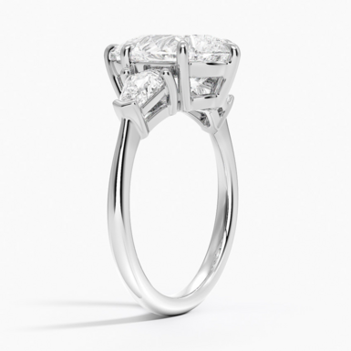 Каблучка з лабораторним діамантом фото