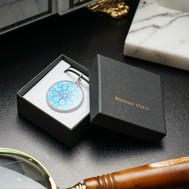 Murano glass pendant "Flowers" photo