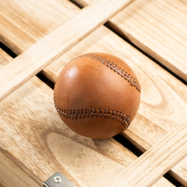 wow видео Винтажный бейсбольный мяч из кожи от Nitsche