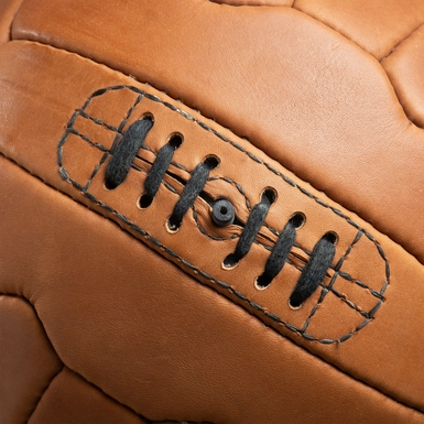 wow видео Винтажный футбольный мяч из кожи от Nitsche