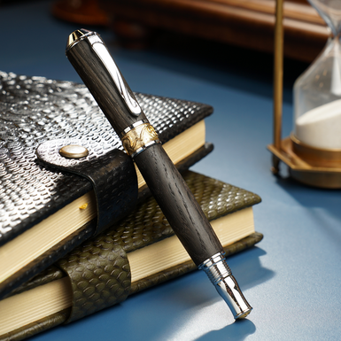 Ручка-ролер "Dubova" з мореного дубу від Kaminsky Studio фото