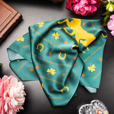 Платок из шелка  65х65 см фото 1