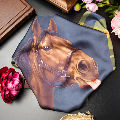 Платок из шелка фото 1