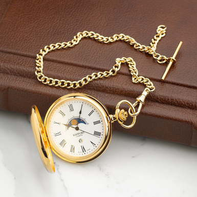 круглые часы на цепочке фото 1