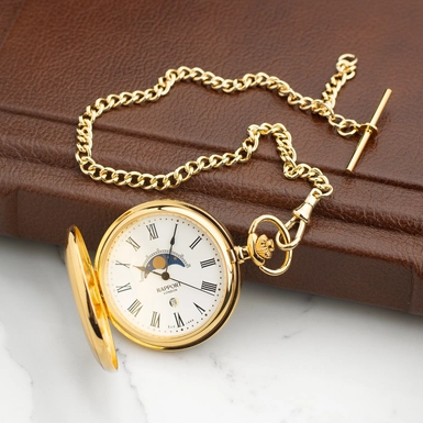 Золотые карманные часы "Half Hunter" от Rapport