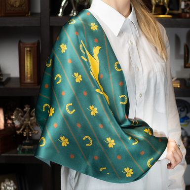 Платок из шелка 65х65 см фото 2