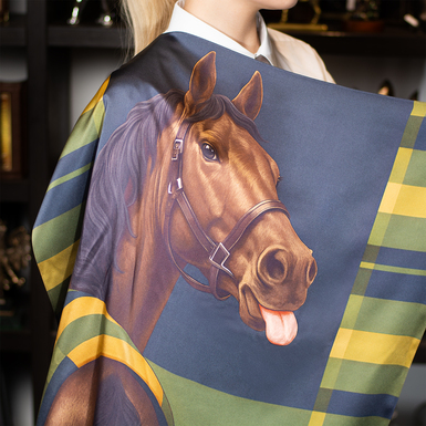 Платок из шелка 65х65 см фото 2