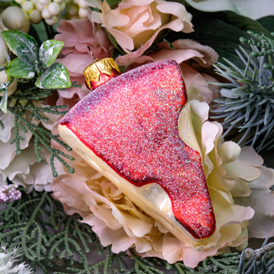 Стеклянная елочная игрушка фото