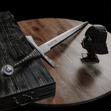 ea_меч із чорної сталі купити в Києві фото 1