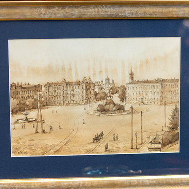 Картина аквареллю фото