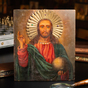 Купить старинную икону Иисуса Христа