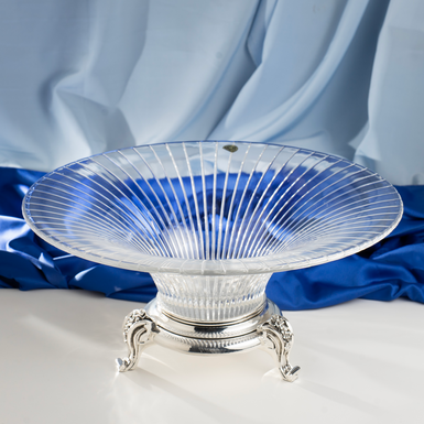 Купить посеребренную вазу для фруктов