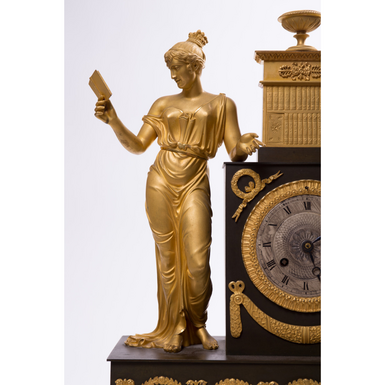 Бронзовые часы 19 века фото