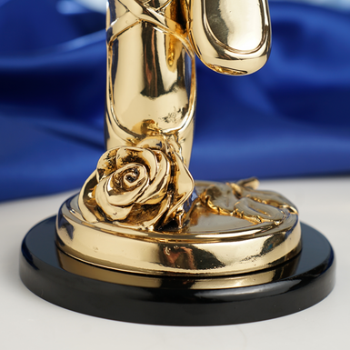 photo of a figurine on a stand
