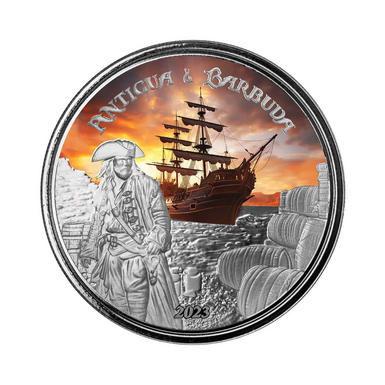 Серебряная монета фото