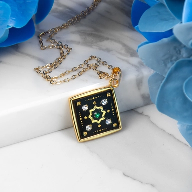 Кулон Semery з позолотою та камінням Swarovski від бренду Anframa