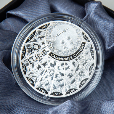 серебряная объемная монета 20 евро фото 1