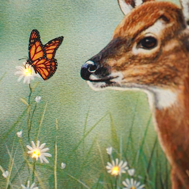 painting "Deer" by Nitsche (replica) photo