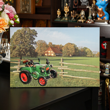 Wall painting "Tractor" by Nitsche (replica) photo
