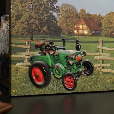 painting "Tractor" by Nitsche (replica) photo
