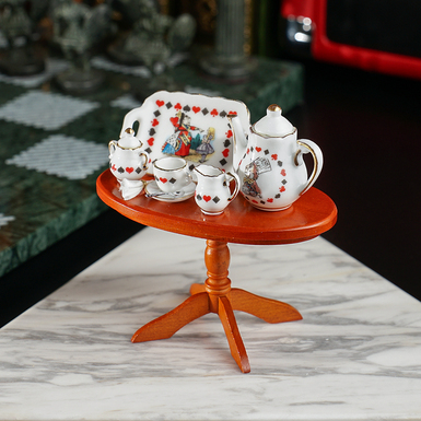 миниатюра столик и чашки как в Алиса в стране чудес фото 1