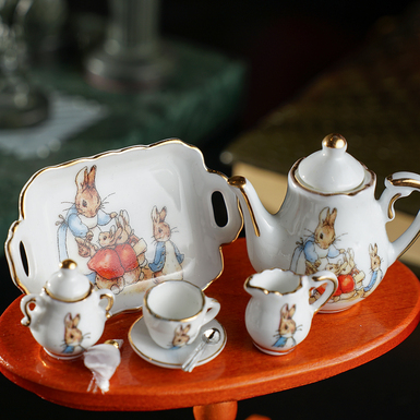 чайный сервиз в миниатюре фото 1