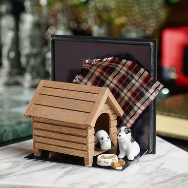 Купить миниатюру "Собачья будка с собакой" фото 1