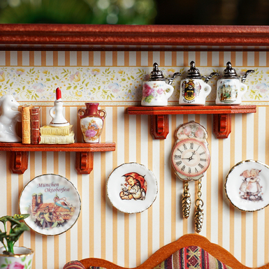 мініатюрні декоративні полички для вітальні фото 1