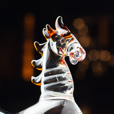 Скляний декантер фото