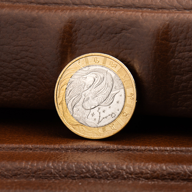 монета знак зодіаку риби фото 1