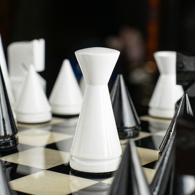 Chess on the board photo